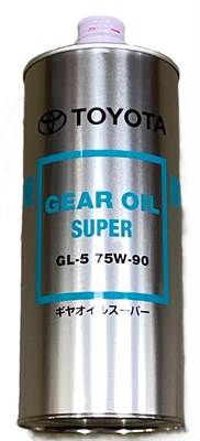 Трансмиссионное масло TOYOTA Gear Oil Super 75w90 10292